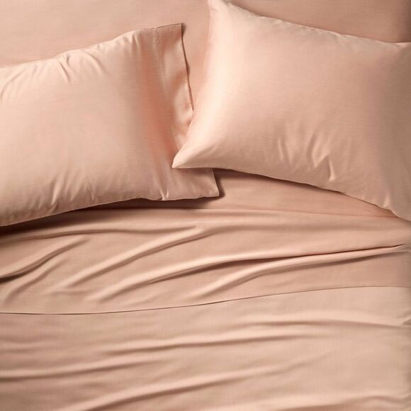 Casaluna Other - Casaluna - Queen 400 Thread Count Rayon from Bamboo Sheet Set Pink